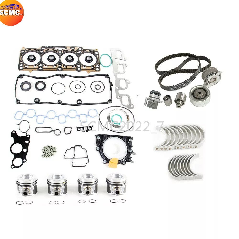 2.0TDI Engine Gaskets Piston Timing Kit for AUDI A4 A5 A6 Q5 for VW CC for Golf for Tiguan