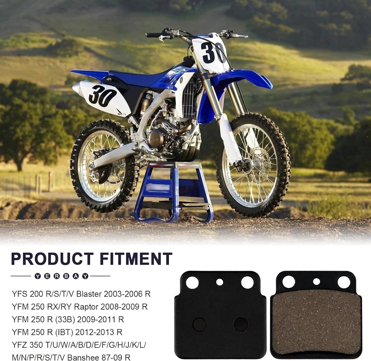 Front Rear Brake Pads for Suzuki LT-Z 400 LTZ400 Quadsport 400 2003 2004 2005