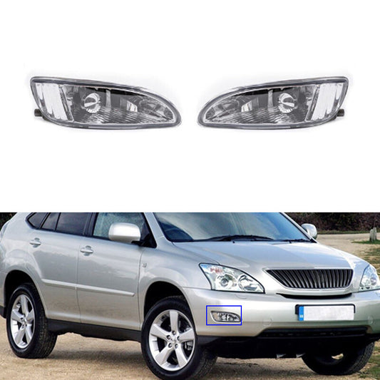 Front Bumper Fog Light Lamp DRL With Bulb For 2003-08 for Lexus RX300 RX330 RX350