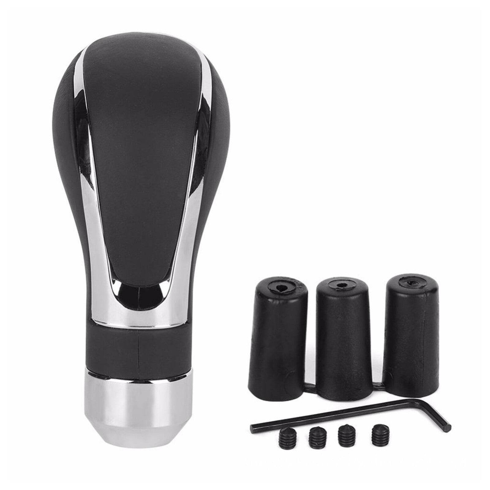 Car Gear Shift Knob Shifter Lever Head Leather Fit Manual Automatic Transmission