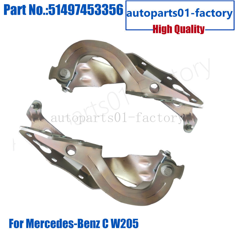 1Pair Front Left  Right Hood Hinge Fit for Mercedes-Benz C W205
