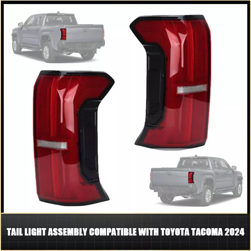 for Toyota Tacoma 2024 2025 LED Tail Light Rear Brake Stop Lamp Left Right Set