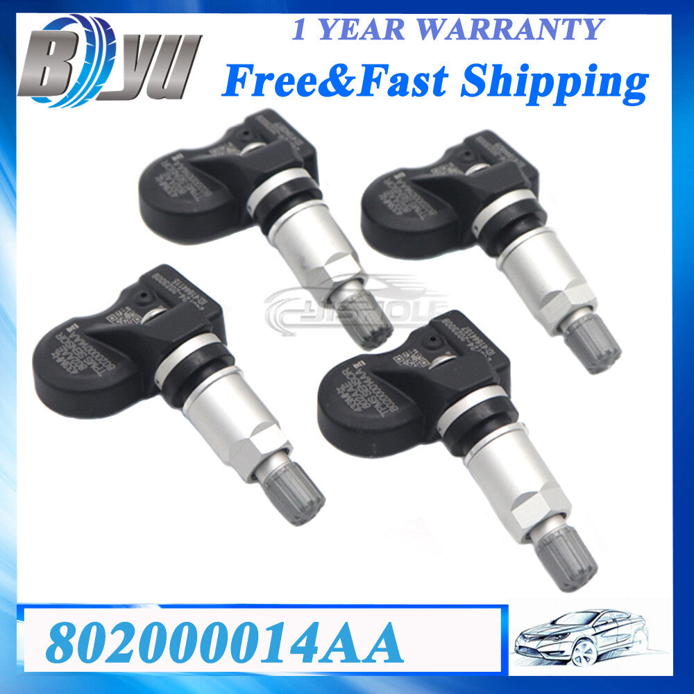 4x NEW 802000014AA TPMS Tire Pressure Sensor For EXEED TX TXL VX 2019-24 433MHz