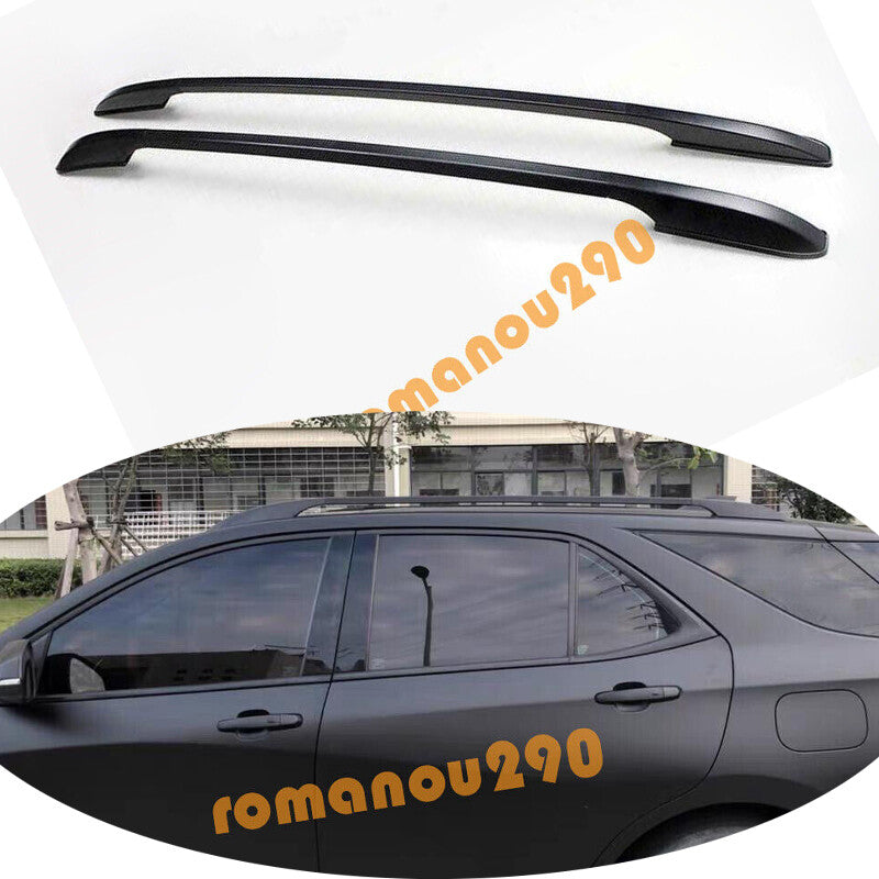 for Chevrolet Equinox 2018-2020 Black Decorative Side Bars Rails Roof Rack auto