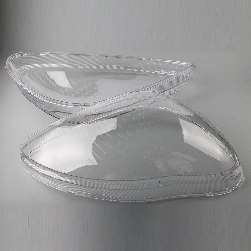 For 2000-2006 W220 S350 S430 S500 PAIR Headlight Lens Cover Clear LH+RH