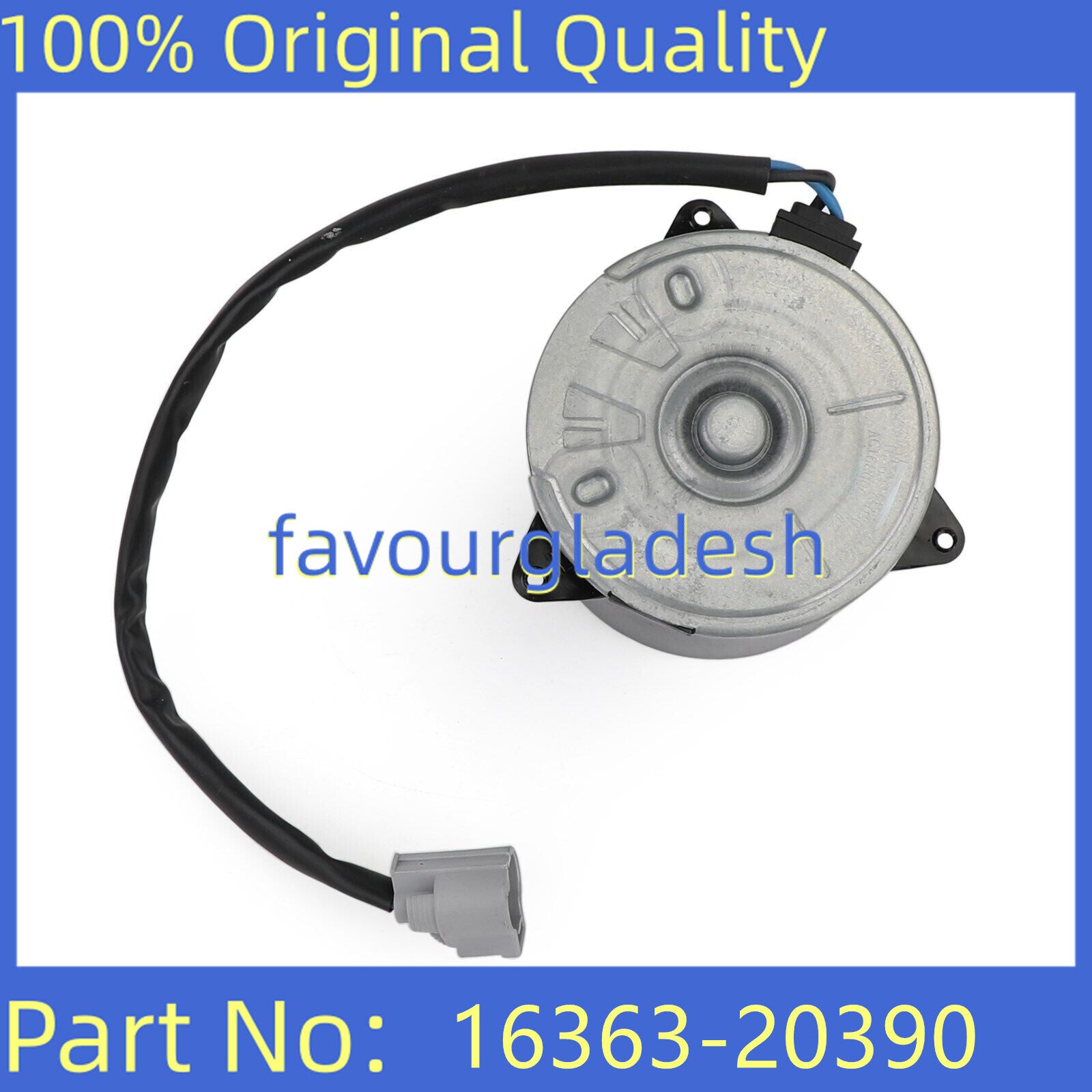Cooling Fan Motor for Lexus RX35 RX400H RX450H Passenger Side 16363-20390