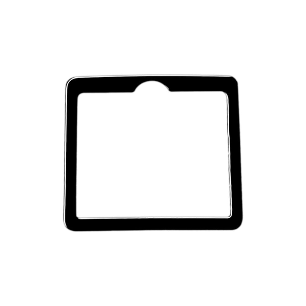 Piano Black Interior Rear Drain Cup Frame Cover Trim for Infiniti G37 2010-2013