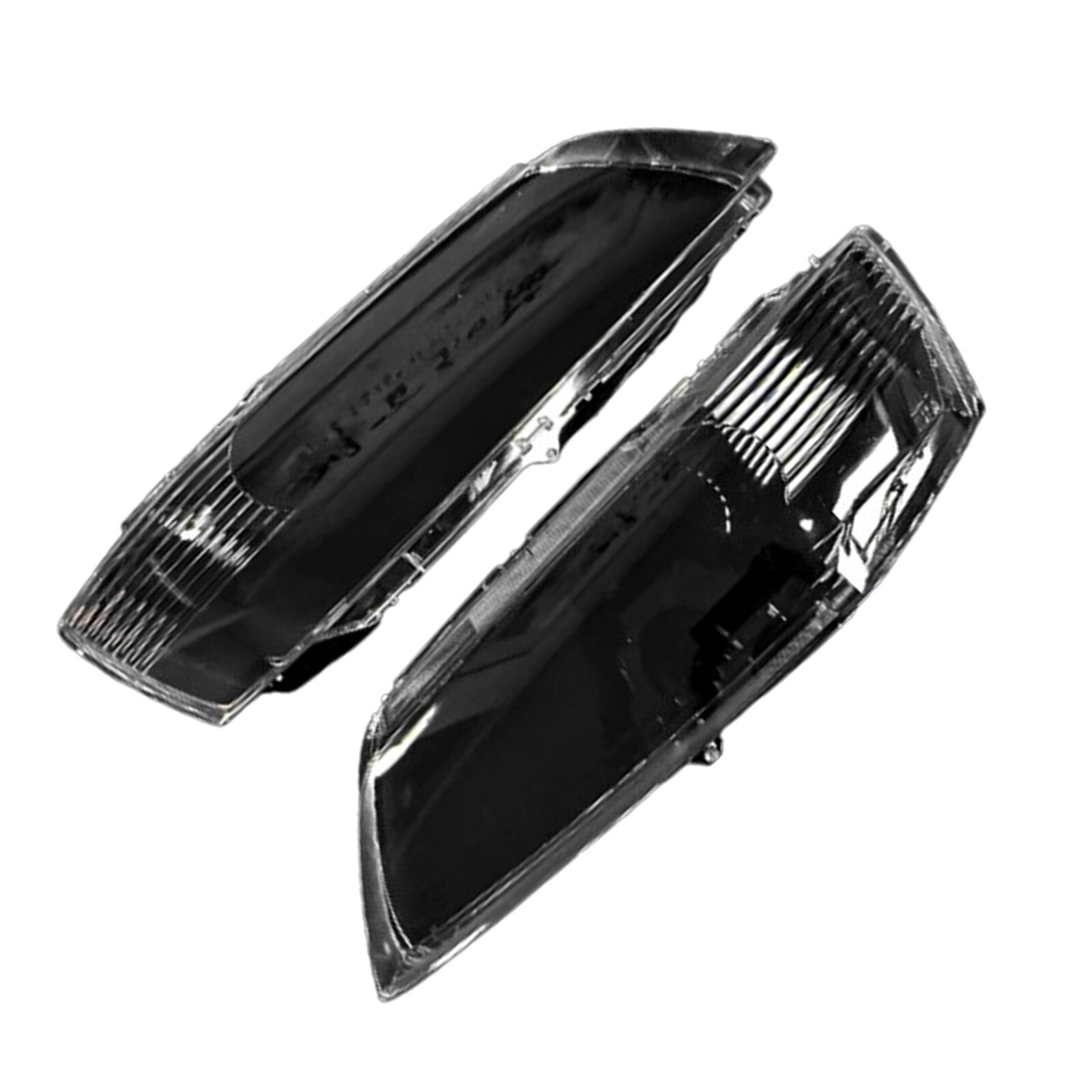 A Pair Front Headlight Lens Housing+Glue for Mitsubishi Lancer Evo 9TH 2003-062e