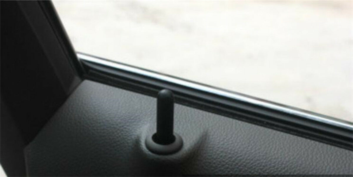 4Pcs Carbon Fiber Interior Dash Door Lock Knob Pins Handle Fit For Car Truck for SUV