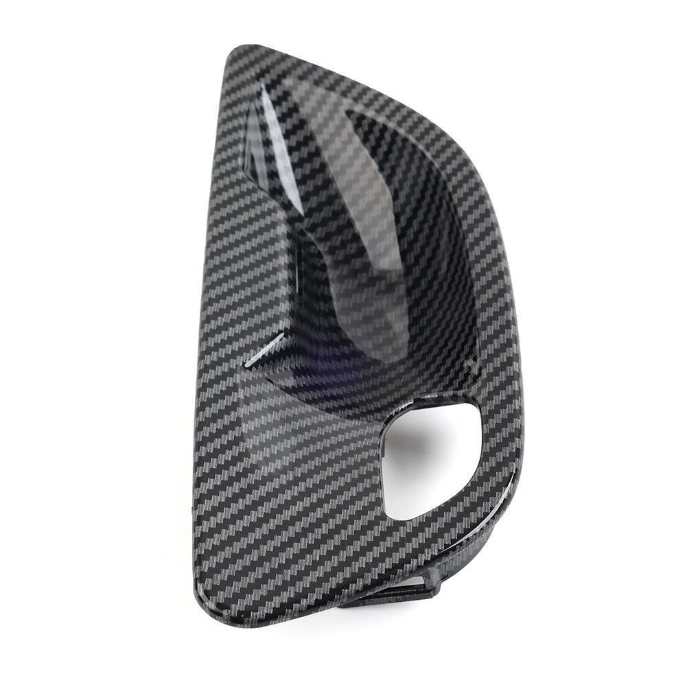for BMW 5 Series F10 F11 2011-2017 Door Handle Bowl Cover abs Left Side Carbon