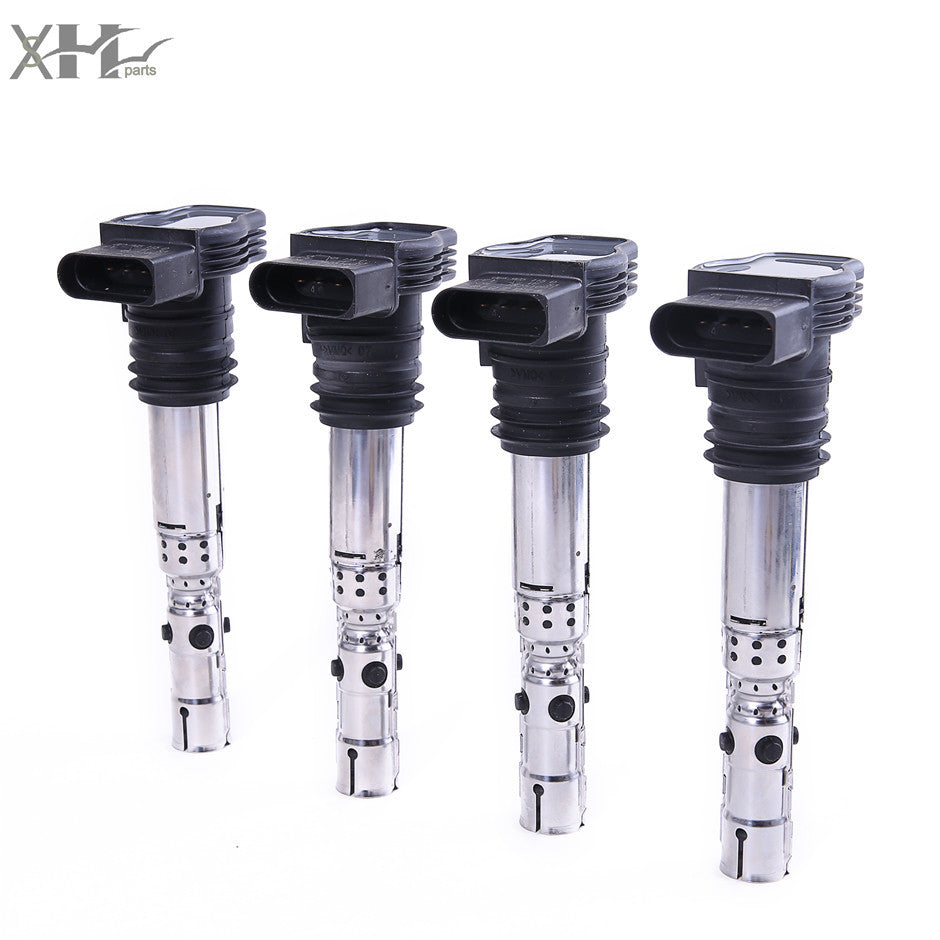 4Pcs Ignition Coils for VW for Golf for Jetta for Passat Beetle for Audi for A4 TT 1.8T 06B905115R