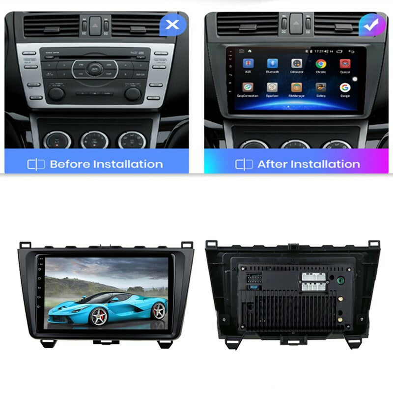 2 Din Android Car Radio Multimedia Video Player for Mazda 6 08-12 GPS Navigation