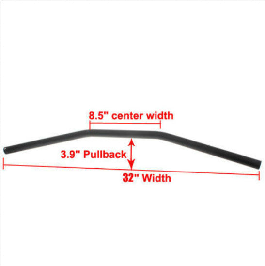 Motorcycle 1Handlebars Drag Bars for Harley Davidson Sportster for Honda Black