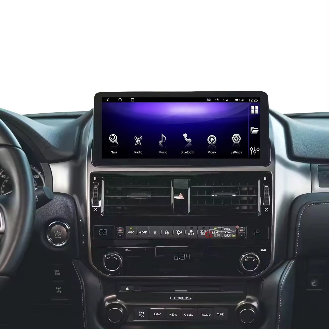 11.5 Android Navigation Car GPS Stereo Radio Wifi for Lexus GX400 GX460 2010-21