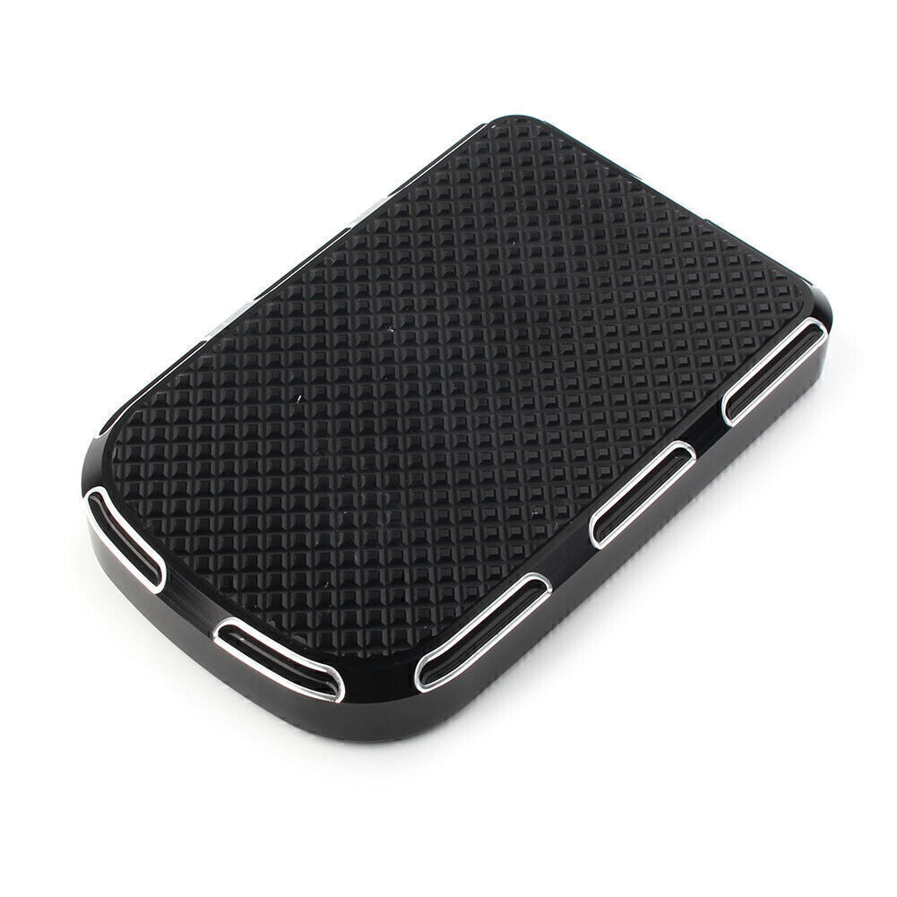 Black Brake Pedal Pad Cover for Harley Touring Electra Street Tri Glide FLD