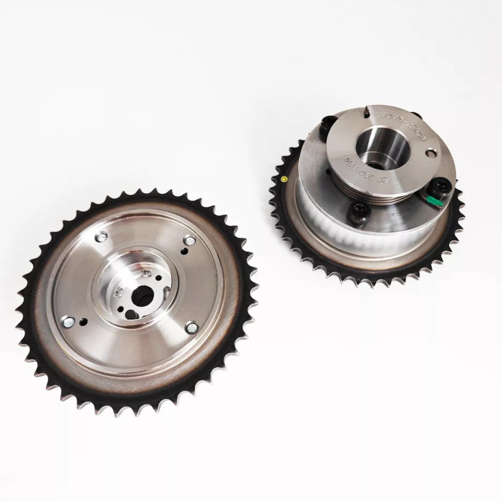 Intake Exhaust CVVT Gear Set For 14-19 for Hyundai for Kia 2.0 24350-2E201 24370-2E200