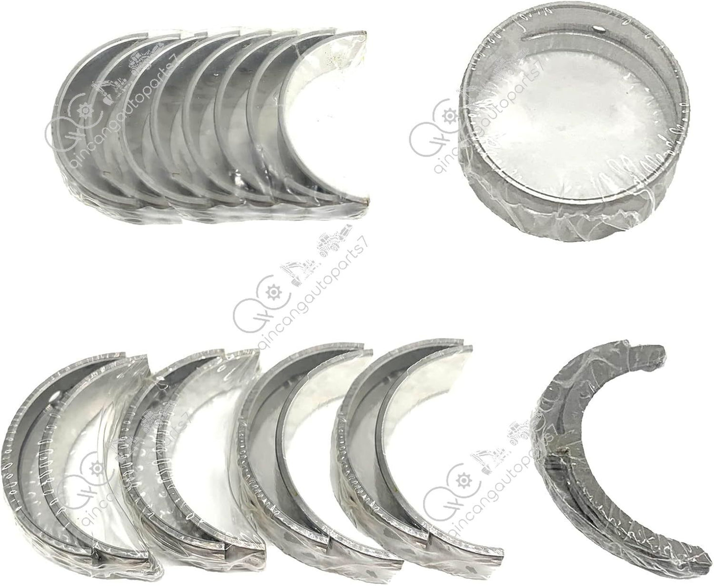 Main Bearing+Con Rod Bearing+Thrust Washer Set for Isuzu 4JB1 Engine DH55 SK60