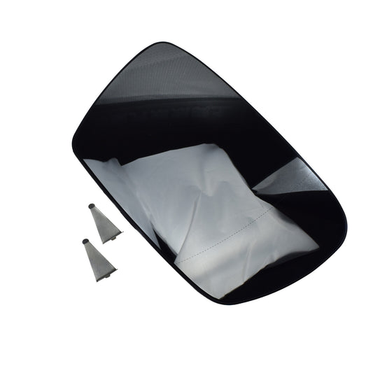 new 2005-2010 Grand Cherokee left-hand drive heated door with mirrored glass.