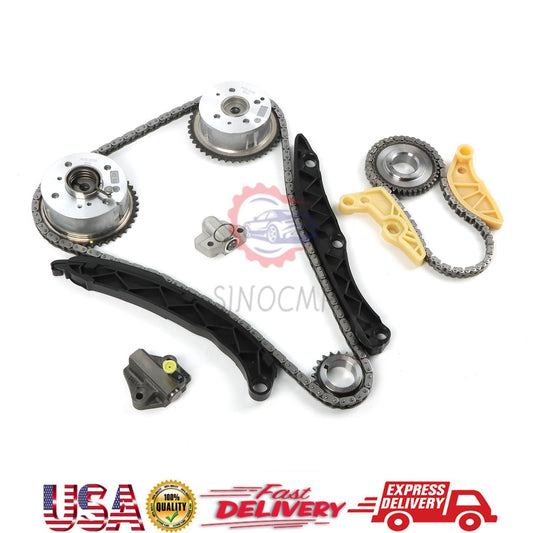 Timing Chain Kit Camshaft Gear For 2.4L for Hyundai for Kia Sorento Optima Sportage US