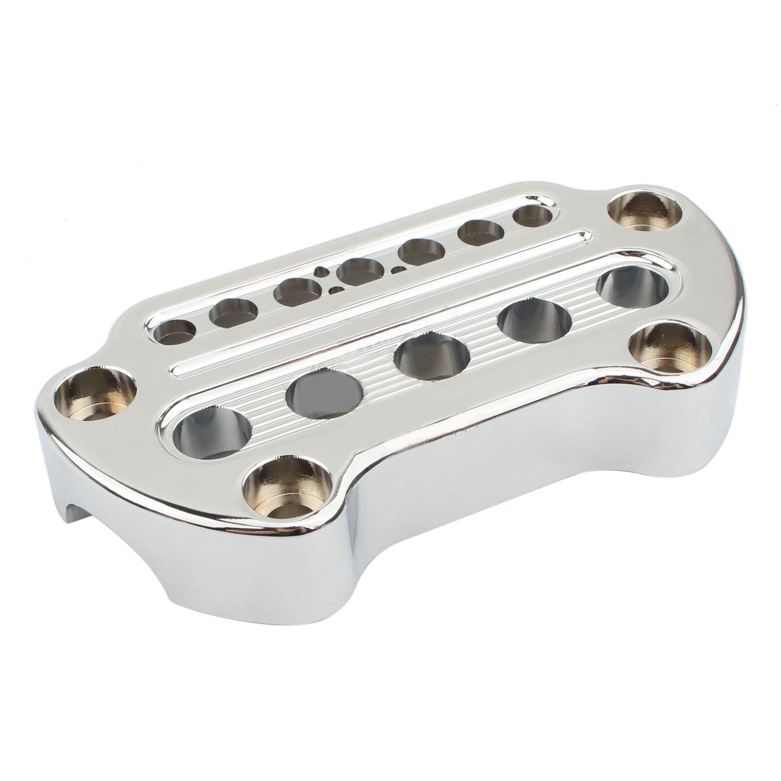 for Harley Sportster 883 1200 Iron Dyna Motorcycle Indicator Handlebar Top Clamp