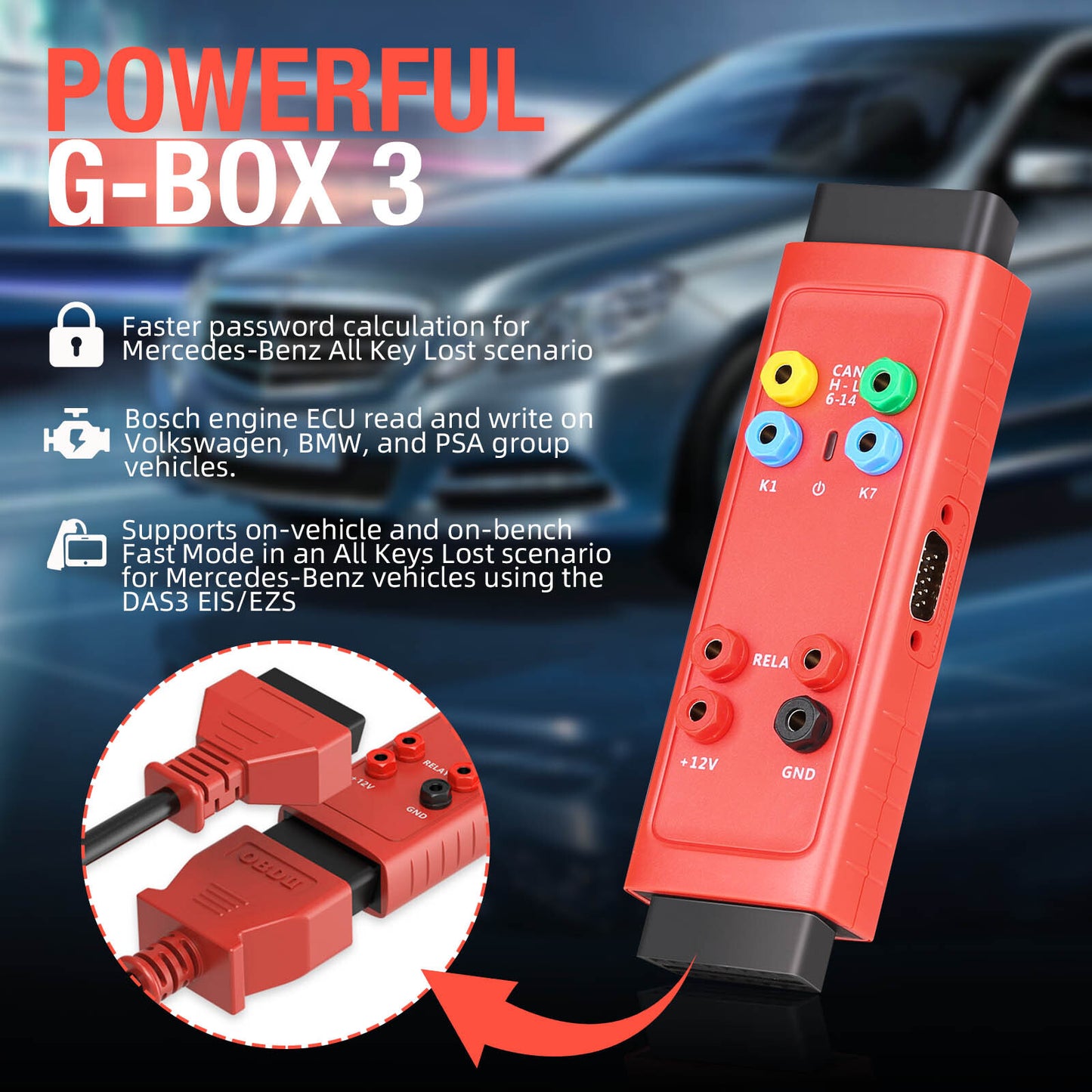 2024 G-BOX3 Adapter Compatible for IM608/IM608PRO/ IM508 Update of Gbox2