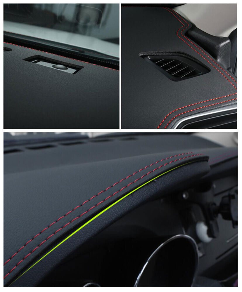 Leather Car Dashboard Cover Dashmat Anti-Sun Mat Pad for Hyundai Azera 2012-2022