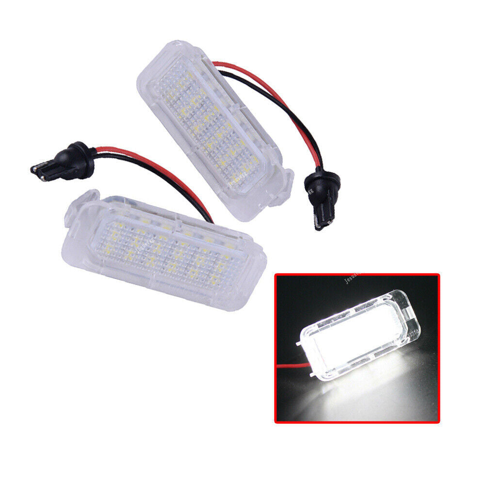 Pair Car LED Number License Plate Light Lamp Fit for Ford Focus Mondeo 2008-2015