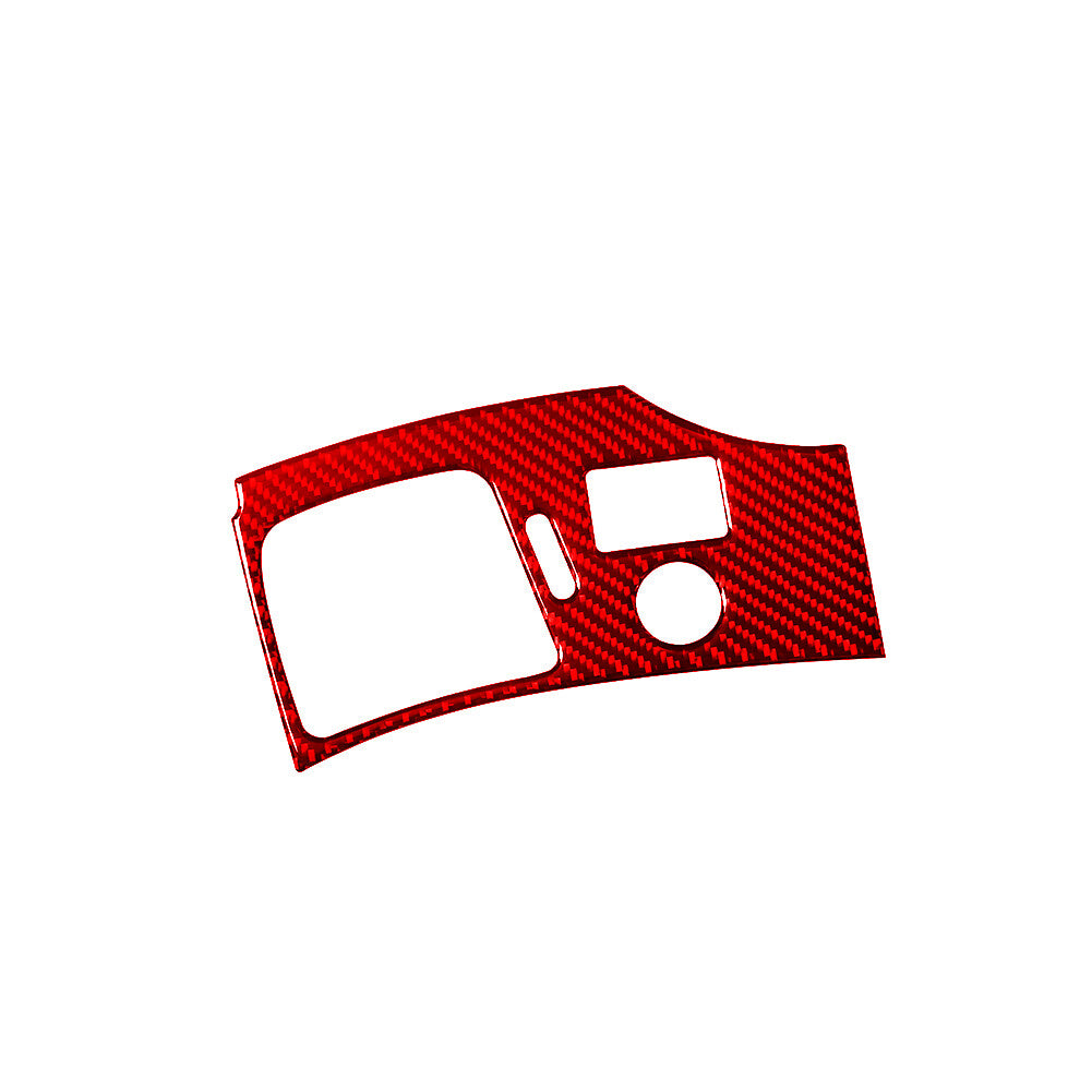 Red Car Driver A/C Outlet Trim Cover Carbon Fiber for CADILLAC CTS SPORT 2008-UP