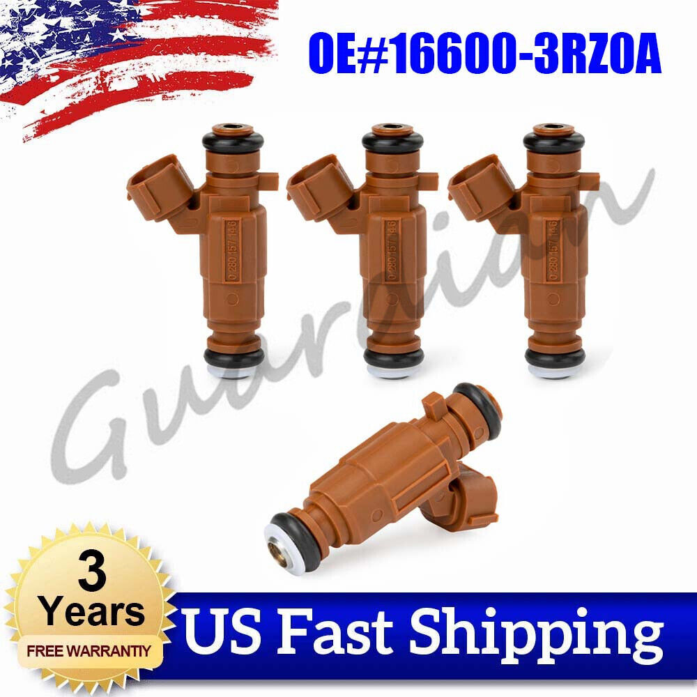 4x 0280157146 Fuel injector 16600-3RZ0A New Set Replacement for Nissan for Renault