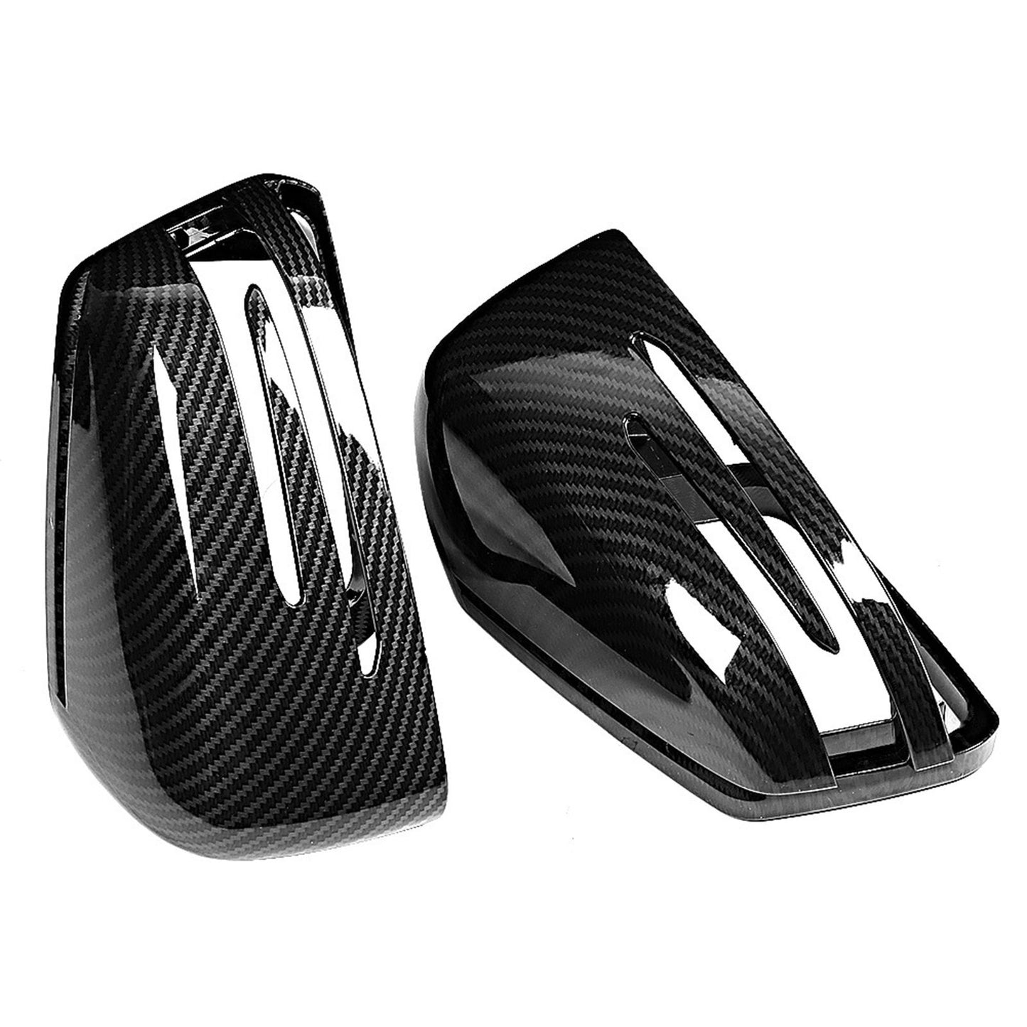 ABS Black Mirror Cover Trim LR for Benz W204 W212 W218 W176 W221 Accessories