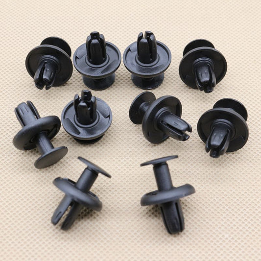 10-piece set of push-type trunk trim panel clips for BMW 07-14-7-401-727