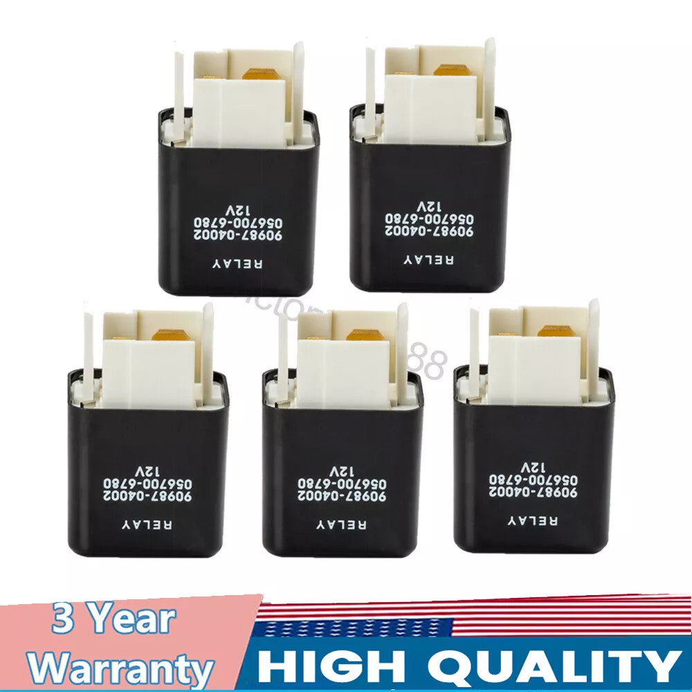 Five relays for Lexus GS300 2000 - 2004 Base Sedan 4-door 3.0L 90987-04002