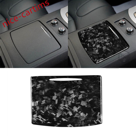 Forged Carbon Fiber Water Cup Holder Panel Trim for Infiniti G37 07-09 G35 07-08