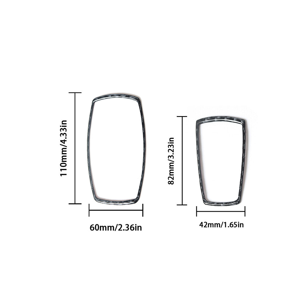 Carbon Fiber Transmission &Electronic Brake Accent Trim for BMW Z4 E89 2009-2016
