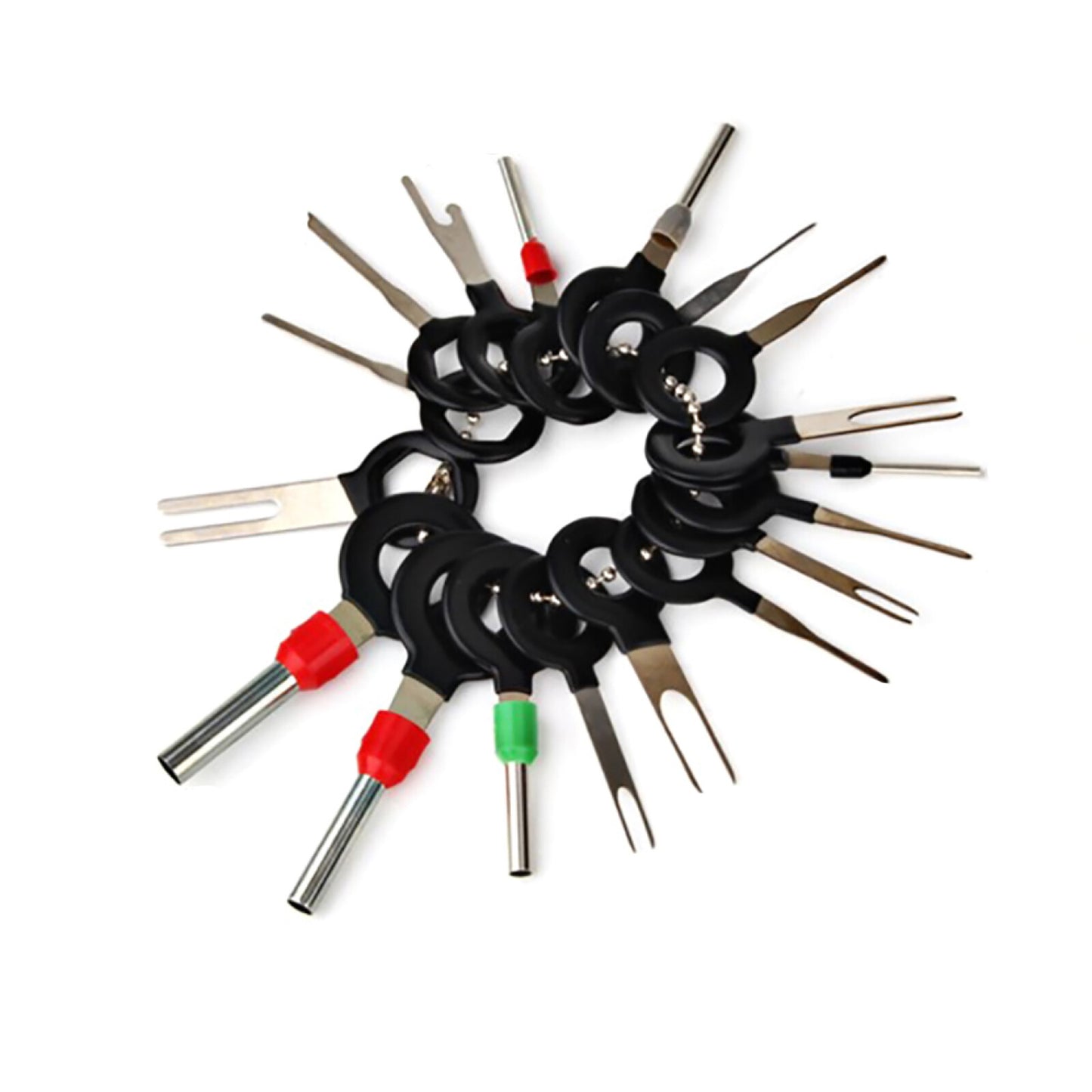 18 Pack Aluminum Motorcycle Wire Terminal Removal Tool Wiring Pin Puller B