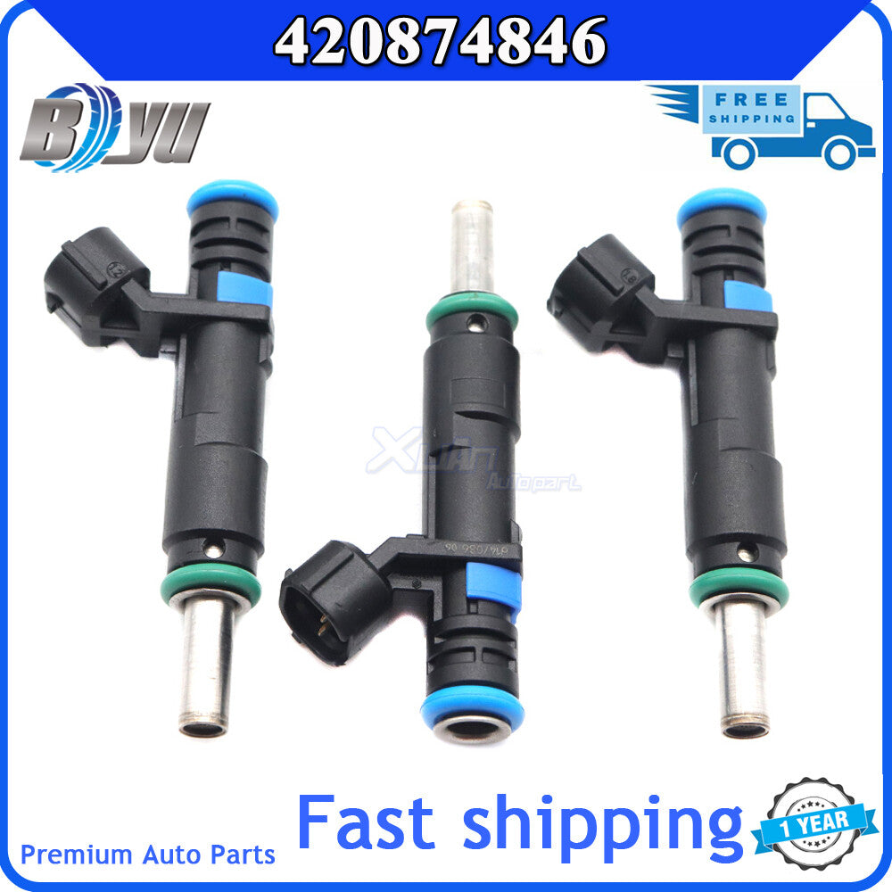 3 fuel injectors for Sea-Doo for Challenger RXP TXT GTI GTXS GTR GTX 420874846