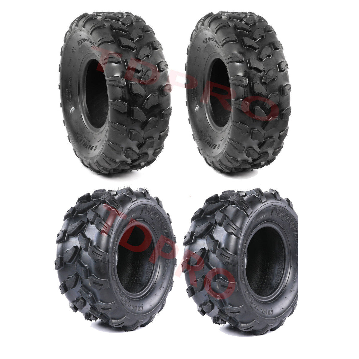 8 Front Rear Tyres 18x9.50-8 18x9.50-8 19x7-8 19x7.00-8 ATV Quad Go Kart Buggy