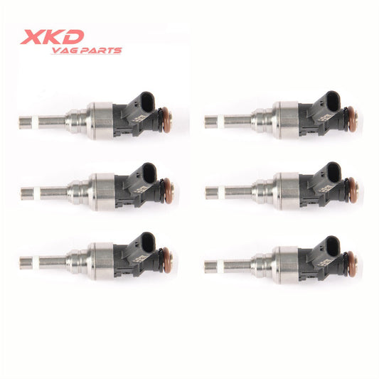 6 2.5L fuel injectors suitable for Audi A7, A8L, 2011-2014 CLX, CPA, CVB, 06E906036N