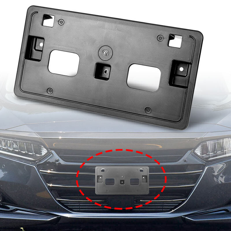 Front License Plate Holder Bracket for Honda Accord 4Dr 2018 2019 2020 2021 2022