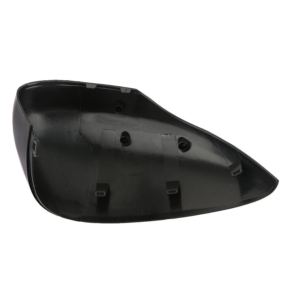 2x Rear Wing Mirror Door Cover Cap For 2008-2017 for Ford Fiesta MK7 Gloss Black L+R