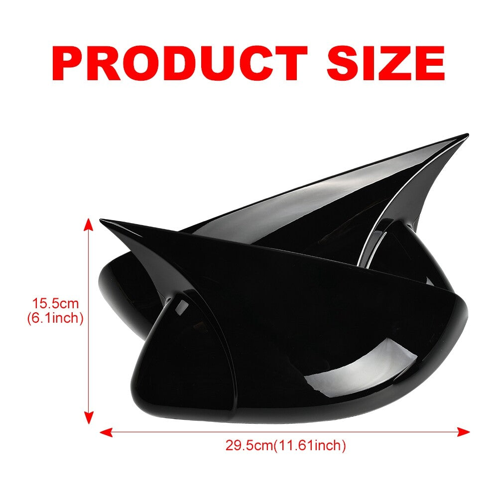 Glossy Black Car Mirror Covers Side Mirror Covers for 10-13 for VW for Golf MK6 GTI GTD