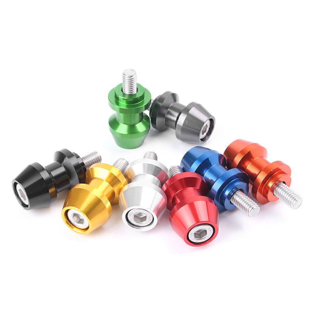 for Yamaha YZF-R1 R6 R6S 2x 8MM Swingarm Swing Arm Spools Slider Stand Bobbins