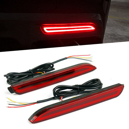 for Toyota RAV4 2x LED Rear Bumper Light Reflector Driving Fog Brake Stop Lamp