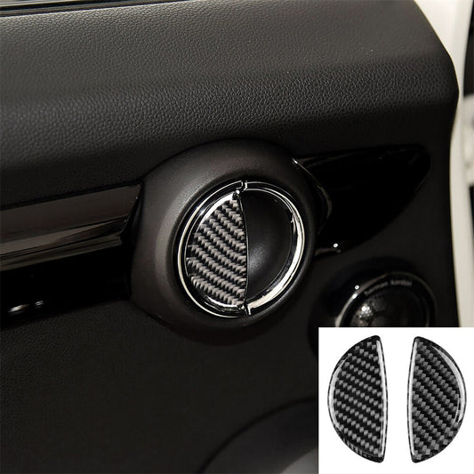 Carbon Fiber Interior Door Handle Cover for BMW for Mini Cooper R55 R56 R60 R61 F55