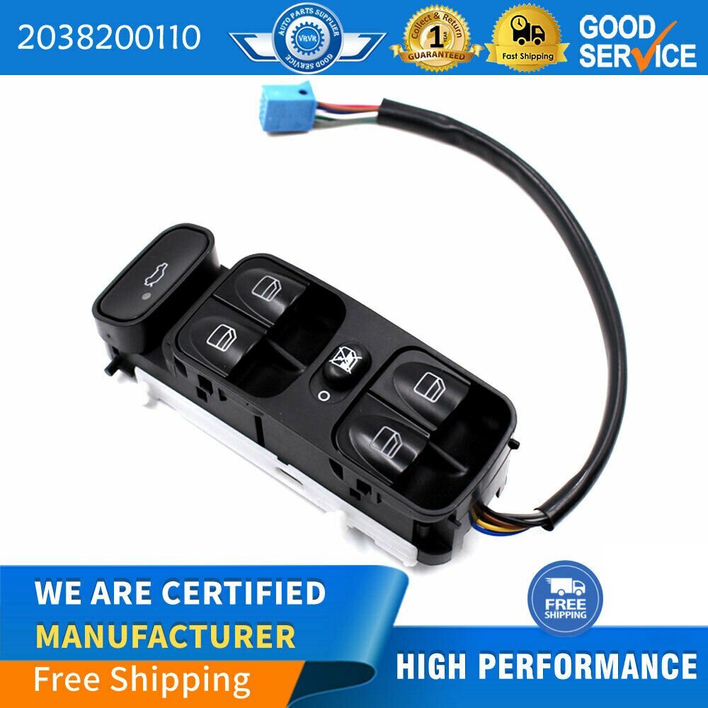 Front left power main window switch is suitable for Mercedes-Benz W203 C-CLASS C320 C230