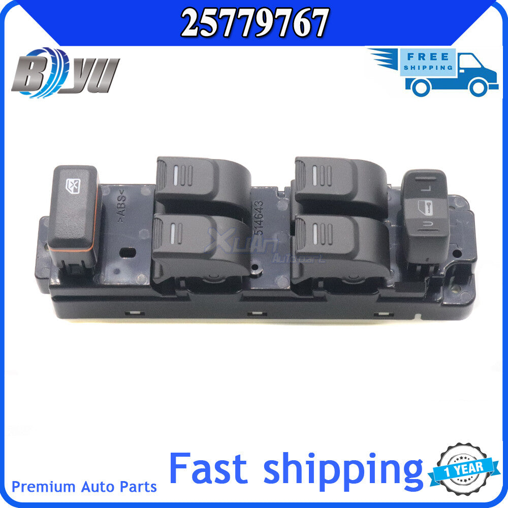 25779767 new Driver's Side Power Window Switch for 2004-2012 for GMC for Canyon Colorado