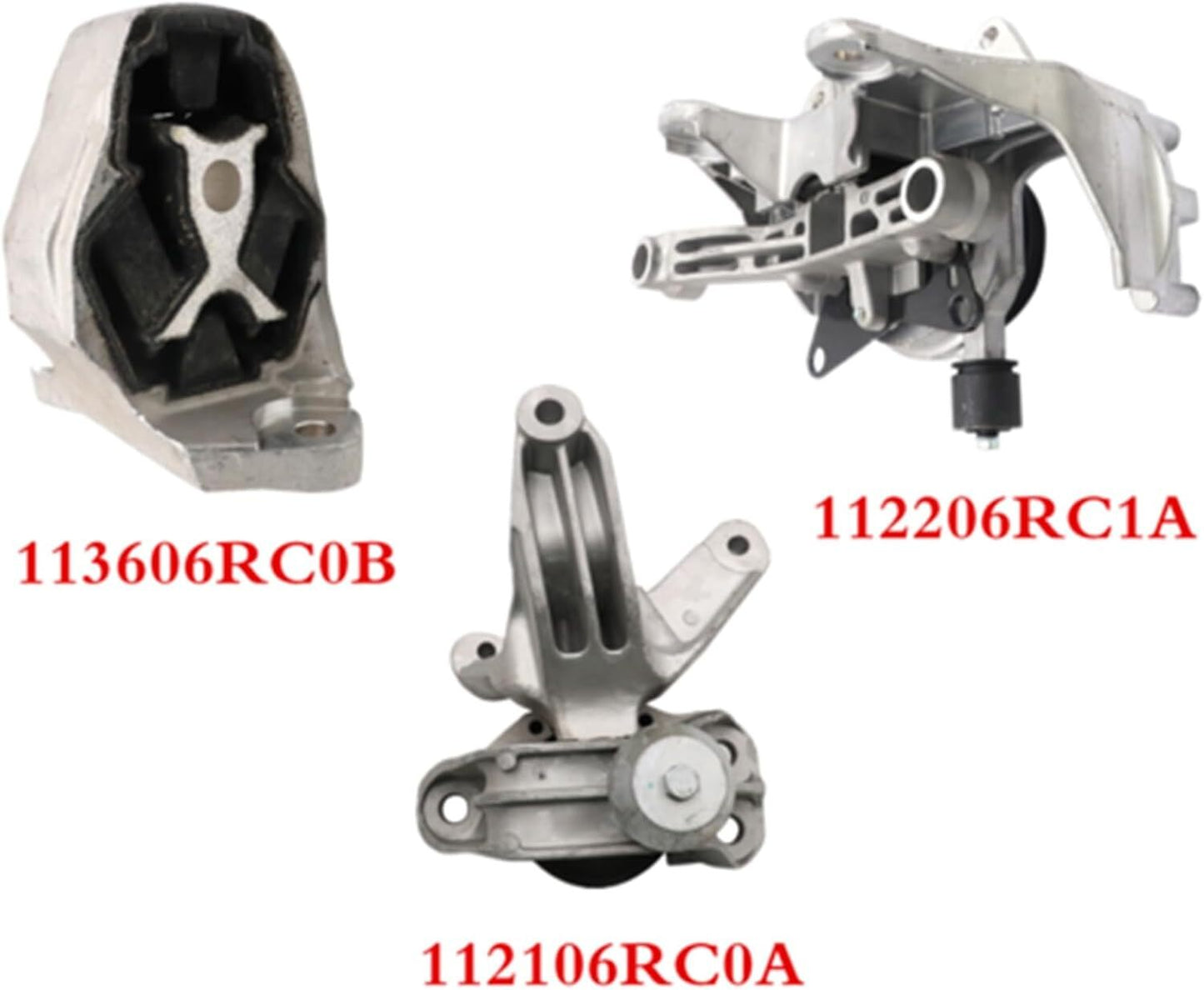 for Nissan Rogue 1.5L 2021 2022 2023 2024 3Pcs Engine Motor Mount