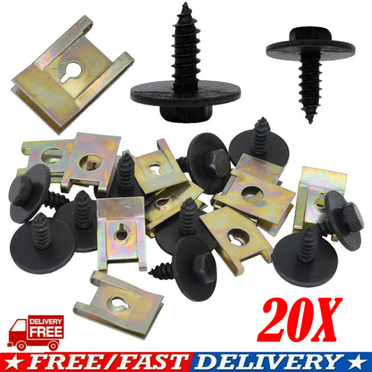 DE U-Nut Hex Screws Wheel Run Underride Protection Underbody for BMW NEW