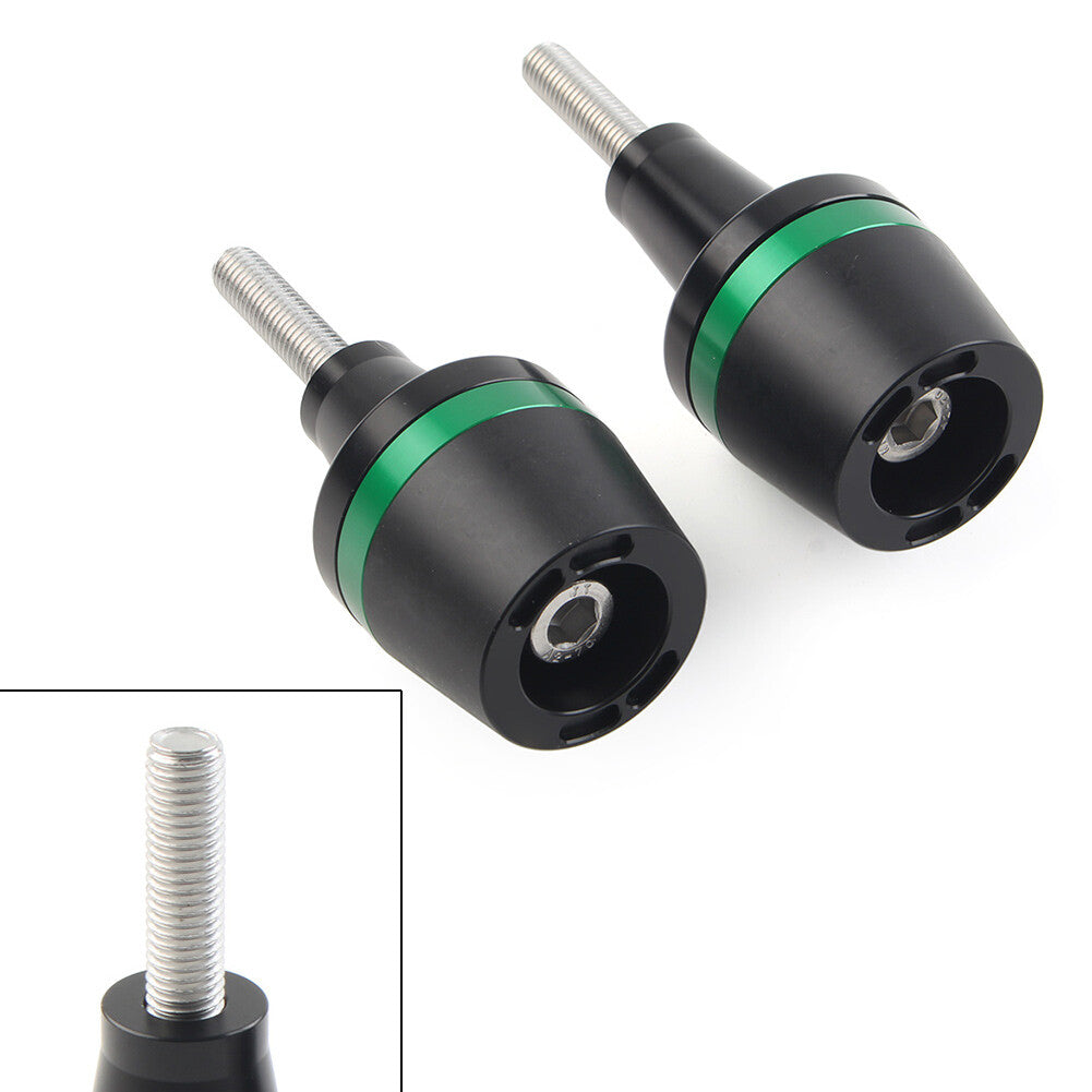 2¢ª Sturzpads Crash Protector f¨¹r for Yamaha for Suzuki for Honda for Kawasaki Universal Green