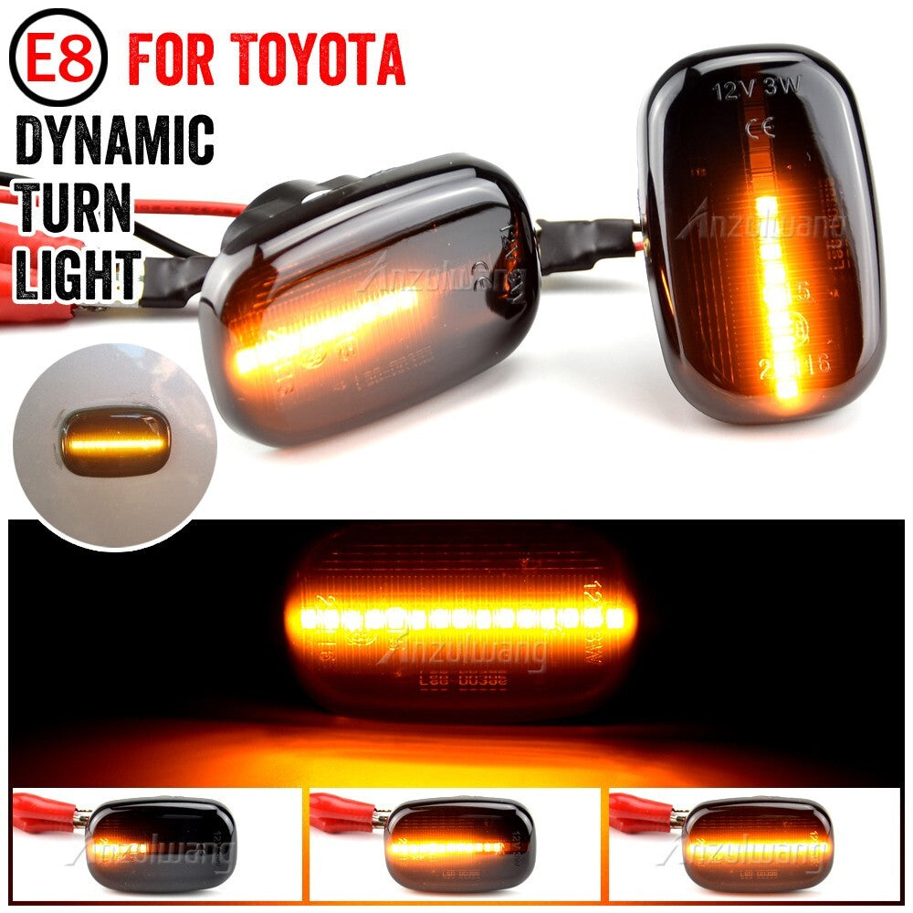 Dynamic Side Marker Turn Light for Toyota Celica for Camry T20 Harrier for Lexus RX XU1